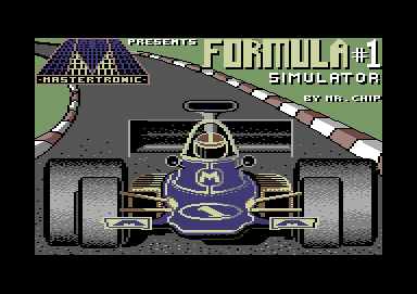 Formula 1 Simulator screenshot 3 for Commodore 64